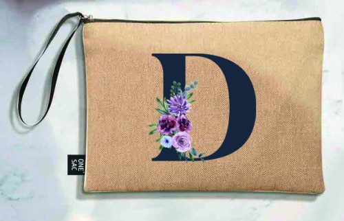 Sac à main Lettre D (Modèles variés) (25×18×1 cm)